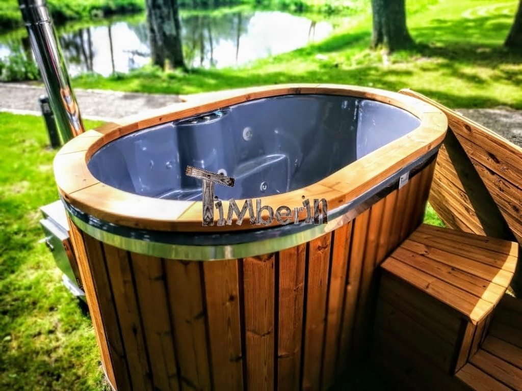 2 person wood fired hot tub