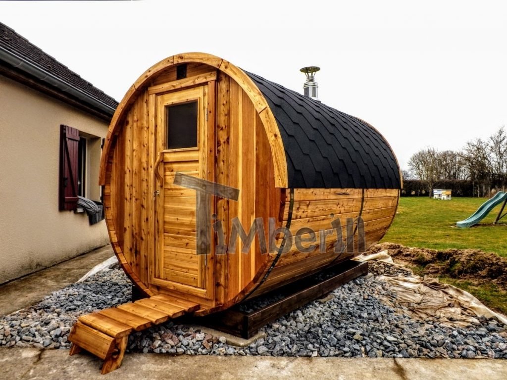 Outdoor barrel sauna Denmark