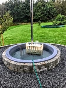 Sunken built in patio hot tub jacuzzi terrace model (5)