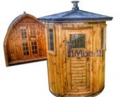 2 - 3 person garden sauna 16 Outdoor sauna for limited garden space